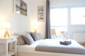 Studio in Dresden Neustadt balcony and parking